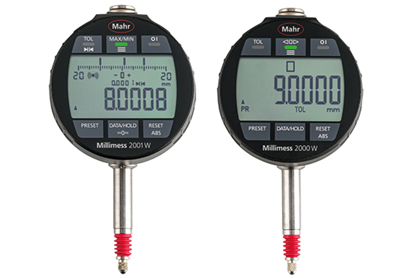 New Millimess 2000 Wi comparators in two versions